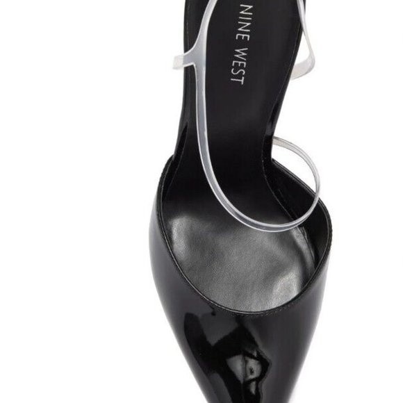NIB Nine West Foe Clear Back Pump Heels Size 11 - Picture 4 of 8